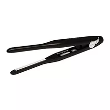 Plancha Para Cabello 3/10'' H2pro De Titanio Color Negro