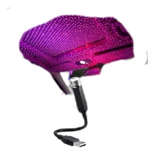 Led Estrelas Romântico Para Teto Do Carro Usb 5v Roxo 