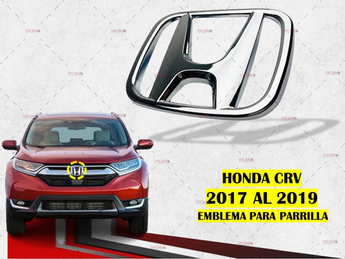 Emblema Para Parrilla Honda Crv Del 2017 Al 2019 Foto 2