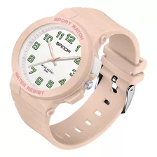 Reloj Sanda Para Niños Con Correa De Tpu, Impermeable, Movim