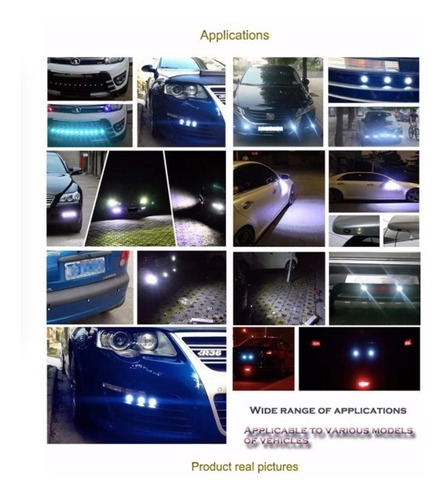 Ojo De Aguila Led Jetta Audi Bmw Faro Doble Color 12 Led 1pa Foto 7