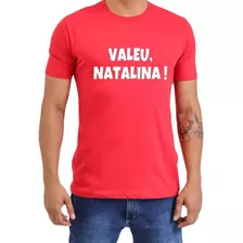 Camiseta Camisa T-shirt Valeu, Natalina Meme Feliz Natal