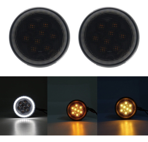 Cuartos Led Halo Jeep Jk Wrangler Shara 07-18 Foto 4