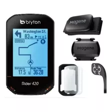 Gps Bryton Rider 420 Completo C/ Sensor E Cinta Magene