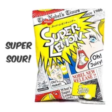  Bala Limão Japonesa Super Lemon Super Sour Azeda 83g