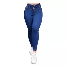 Jeans Dama Pantalones Mujer Ajusta Cintura Maxi-pompa