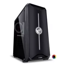 Gabinete Gamer Mid Tower Pcyes Nova C/ Fan Lateral Acrílica 