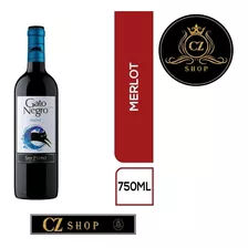 Vino Gato Negro Merlot X 750 Ml - mL a $56