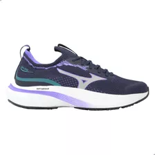 Tenis Corrida Caminhada Feminino Mizuno Glow Roxo Original