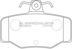 Pastilla De Freno Trasera Nissan Sunny 2003 Foto 3