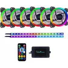 St6p2rgb Spectra 120 Mm Silent Dual Ring Rgb Ventilador...