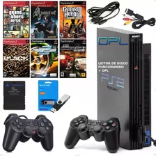 Playstation 2 Fat 2 Controles Leitor 100% 