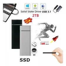 Unidad De Estado Sólido Externa De 2 Tb Disco Duro Móvil Ssd