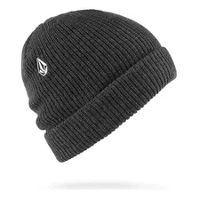 Volcom Gorro Full Stone Hombre, Carbón Jaspeado, Talla Única