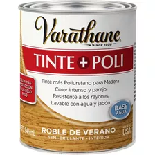 Tinte Para Madera + Poliuretano Varathane 946ml Roble Verano