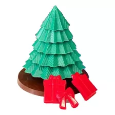 Forma De Acetato Árvore Natal 3d - Porto Formas - 859
