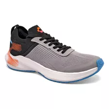 Tenis Hombre Charly 1086526001 Gris Negro 120-428