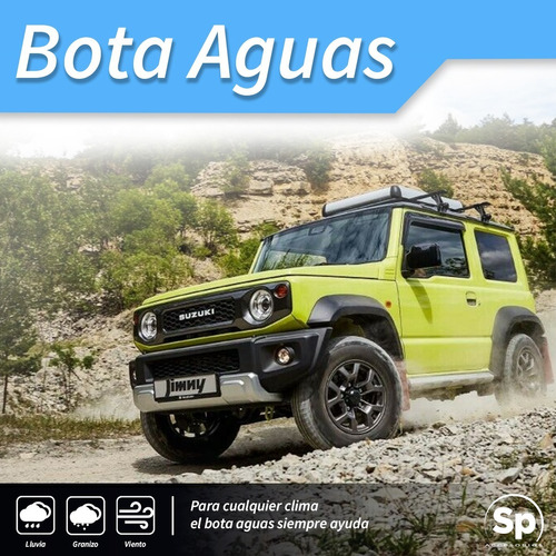 Bota Aguas Suzuki Jimny 4 Pzas 2020+ Off Road 4x4 Sp Foto 3