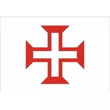 Bandeira Ordem De Cristo 100x145 Cm Dupla Face