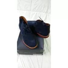 Zapato Botín Tommy Hilfiger Azul Gamuza