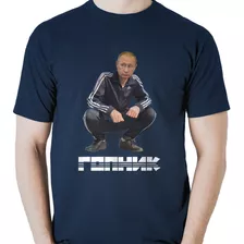 Camiseta Camisa Humor Meme Vladimir Putin Gópnik Algodão