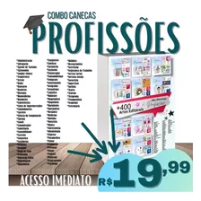 Pack Arte Canecas Profissões