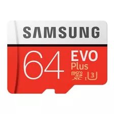 Tarjeta De Memoria Samsung Mb-mc64g/cn Evo Plus 64gb