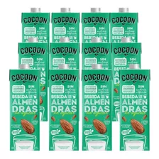 Bebida Leche Almendras Cocoon Sin Tacc Azucares 1lt Pack X12