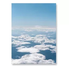 Fundo Fotográfico Em Tecido Newborn Céu Nuvens Vertical