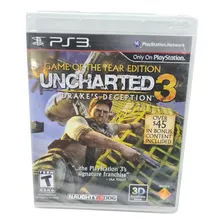 Uncharted 3 Drake´s Deception Goty Edition Ps3 Nuevo Fisico