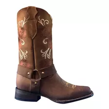 Bota Vaquera Para Dama Con Estribo Marca Mal Paso Boots