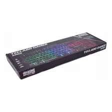 Teclado Gamer Semi-mecânico Rgb Anti Ghosting