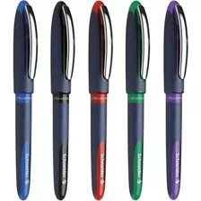 Caneta Schneider Rollerball One Business Kit Com 5 Unds Cor Da Tinta Varias Cor Do Exterior Azul