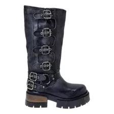 Botas Anca & Co Altas Mujer Cuero Vacuno Austria Hebillas