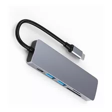 Adaptador Usb-c Hdmi Lector Tarjetas Sd Usb 3.0 Multipuertos