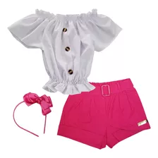 Conjunto Infantil Menina Blogueirinha Tik Tok + Brinde