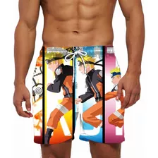 Pantalones Cortos Gráficos A Todo Color De Naruto