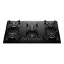 Cooktop 5 Bocas A Gás Electrolux Mesa De Vidro Efficient Grade De Aço Fosco (ke5gr) Bivolt