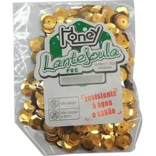 Lantejoula Metalizada Ouro N.08 C/1000unid. Pacote - Honey