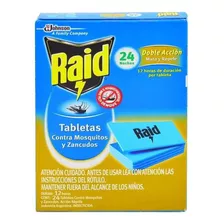 Raid Tabletas Doble Accion X 24 Repuestos