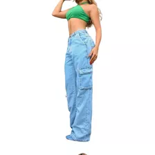 Calça Feminina Consciência Jeans Wide Leg Sem Lycra 22617