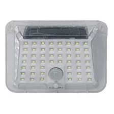 Luminária Solar 90 Led Com Sensor Jardim Prova D'água Ip65