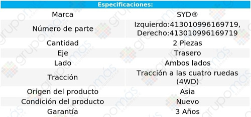 2 Mazas Tra Honda Cr-v 4wd 07 Al 11 Syd Foto 2