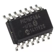 Microcontrolador Pic Microchip Pic16f684i/sl 10 Un