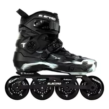 Patins Traxart Electro Inline Freestyle - 80mm Abec-9 Cromo