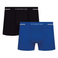 Kit 2 Cuecas Boxer Sem Costura Adulto Selene (11150)