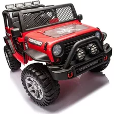 Carro A Batería Jeep Para Niños Y Niñas Llantas De Jebe 4x4