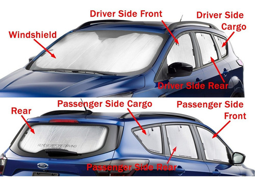 Juego De Parasoles Sunshade Honda Civic Si Sedan 2017-2021 Foto 6