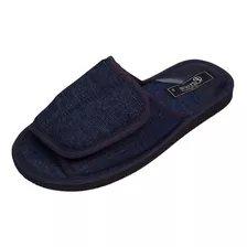 Pantufla De Hombre Abrojo Gabardina -144