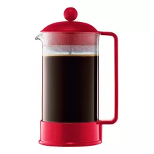 Cafetera De Prensa Francesa Bodum, De 1 L, Rojo